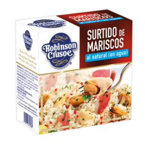 SURTIDO DE MARISCOS EN AGUA